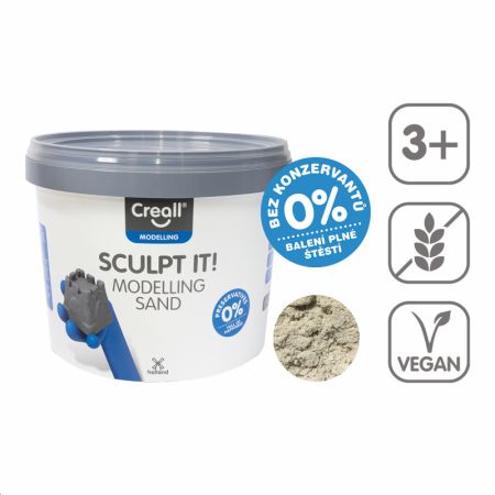 Modelovací písek Creall Sculpt it! - 3,5 kg / přírodní Modelovací písek Creall Sculpt it! - 3,5 kg / přírodní