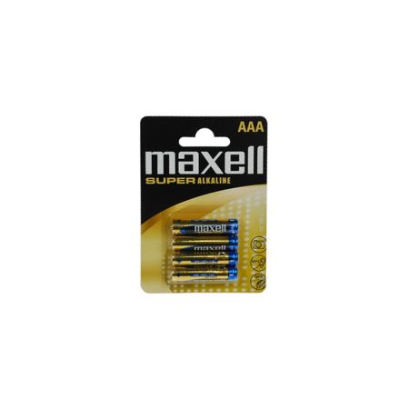 Baterie Maxell Super Alkaline - baterie mikrotužková AAA / 4ks
