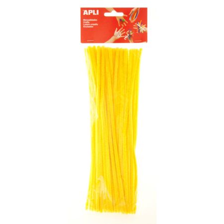 Modelovací drátky APLI žluté / 30 cm / 50 ks Modelovací drátky APLI žluté / 30 cm / 50 ks