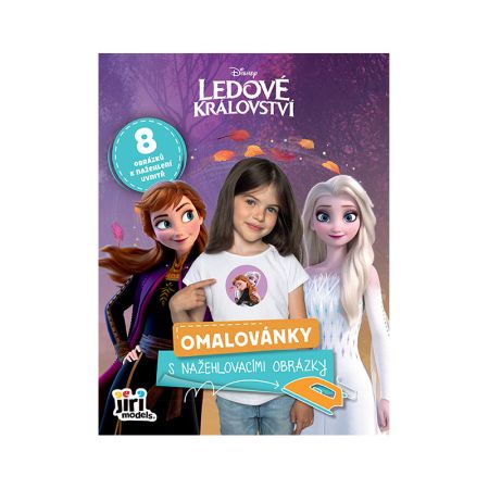 Omalovánky s nažehlovacími obrázky - Ledové království Omalovánky s nažehlovacími obrázky - Ledové království