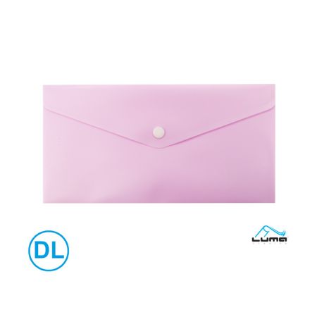 Spisové desky s drukem LUMA - DL / pastelová růžová Spisové desky s drukem LUMA - DL / pastelová růžová