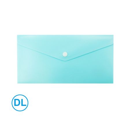 Spisové desky s drukem LUMA - DL / pastelová modrá