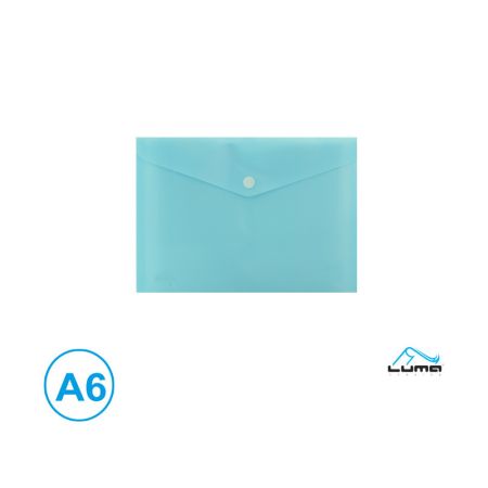 Spisové desky s drukem LUMA - A6 / pastelová modrá Spisové desky s drukem LUMA - A6 / pastelová modrá