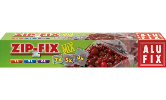 Sáčky se zipem Alufix - mix 3 velikostí