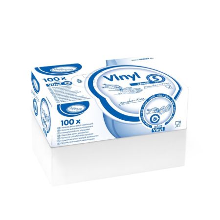 Ochranné rukavice vinylové - nepudrované / velikost S / 100 ks Ochranné rukavice vinylové - nepudrované / velikost S / 100 ks