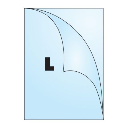Zakládací obal tvar L - tvar L / A5 silný / 180 my / 100 ks Zakládací obal tvar L - tvar L / A5 silný / 180 my / 100 ks