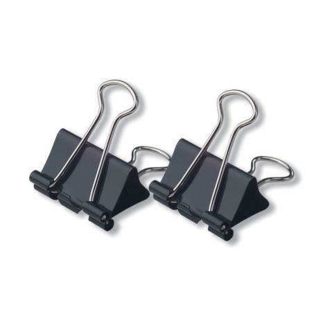 Klipy kovové černé - 41 mm Klipy kovové černé - 41 mm