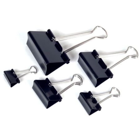 Klipy kovové černé - 32 mm Klipy kovové černé - 32 mm