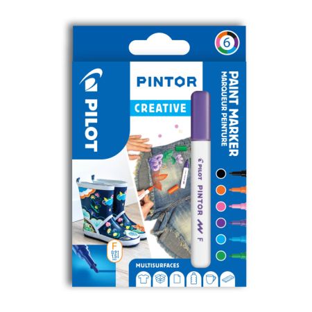 Popisovač Pilot Pintor F Creative akryl / sada 6 ks Popisovač Pilot Pintor F Creative akryl / sada 6 ks
