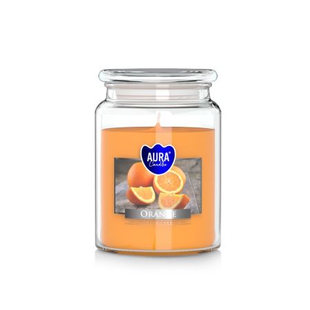 Vonná svíčka v dóze Maxi - Pomeranč Vonná svíčka v dóze Maxi - Pomeranč