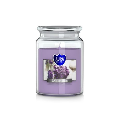 Vonná svíčka v dóze Maxi - Levandule Vonná svíčka v dóze Maxi - Levandule