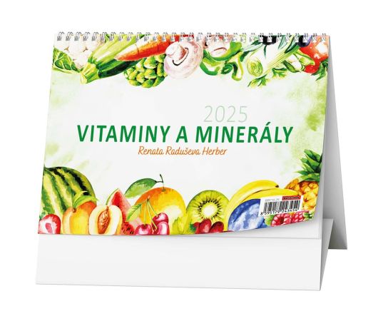 Kalendář stolní obrázkový Vitamíny a minerály / BSF10