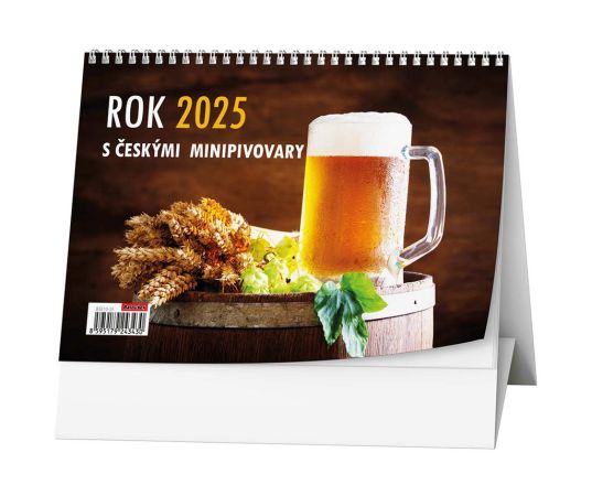 Kalendář stolní obrázkový Rok s českými pivovary / BSE10