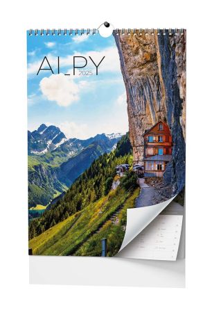 Kalendář nástěnný Alpy / BNF8