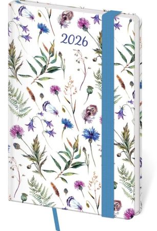 Diář VARIO - týdenní kapesní / Wildflowers