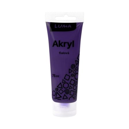Akrylová barva LUMA - 75 ml / fialová Akrylová barva LUMA - 75 ml / fialová