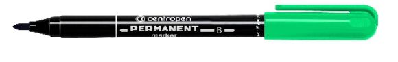 Popisovač Centropen Permanent 2836 B / zelená Popisovač Centropen Permanent 2836 B / zelená