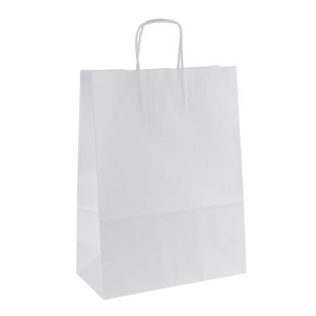 Tašky papírové kraft kroucená ucha - 260 x 120 x 340 mm Tašky papírové kraft kroucená ucha - 260 x 120 x 340 mm