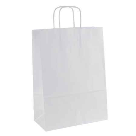 Tašky papírové kraft kroucená ucha - 240 x 110 x 330 mm