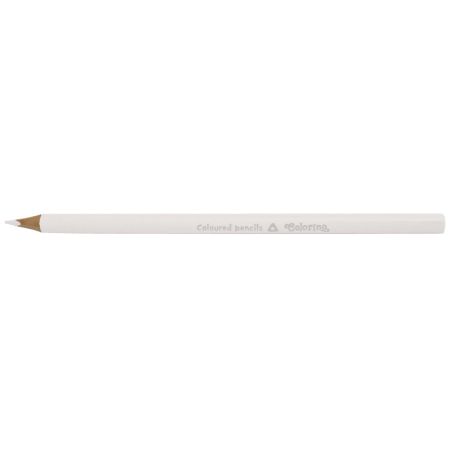 Pastelky Colorino trojhranné / 12 ks / bílá Pastelky Colorino trojhranné / 12 ks / bílá