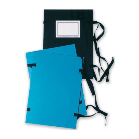 Spisové desky s tkanicí - A4 / modrá Spisové desky s tkanicí - A4 / modrá