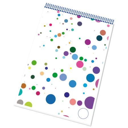 Blok kroužkový s horní vazbou - A4 / čistý Blok kroužkový s horní vazbou - A4 / čistý