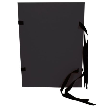 Spisové desky s tkanicí prešpánové - černá Spisové desky s tkanicí prešpánové - černá