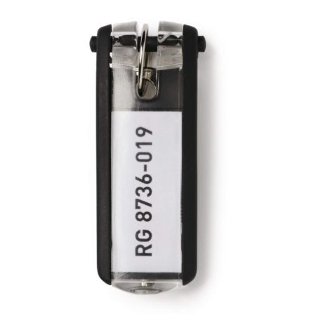 Klíčenky - černá / 6 ks Klíčenky - černá / 6 ks