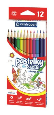 Pastelky Centropen 9520 - 12 barev Pastelky Centropen 9520 - 12 barev