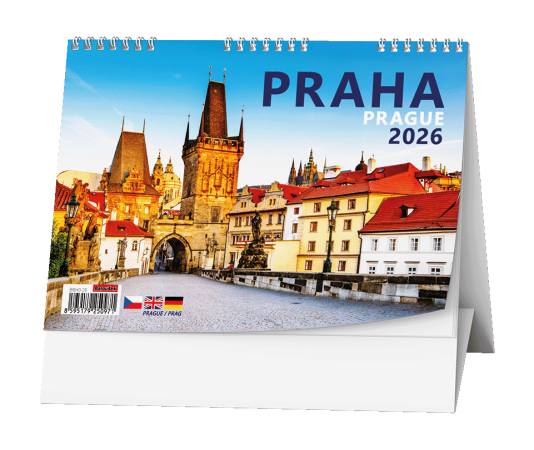Kalendář stolní obrázkový Praha / BSH0