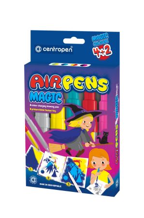 Foukací fixy Centropen AirPens 1549/4+2 - Magic / sada 5 + 1 ks Foukací fixy Centropen AirPens 1549/4+2 - Magic / sada 5 + 1 ks