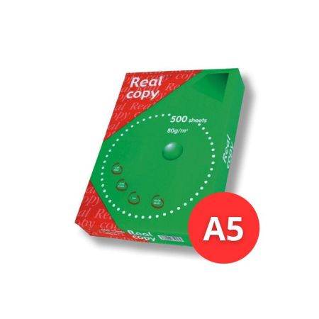Xerografický papír Real Copy - A5 80 g / 500 listů Xerografický papír Real Copy - A5 80 g / 500 listů