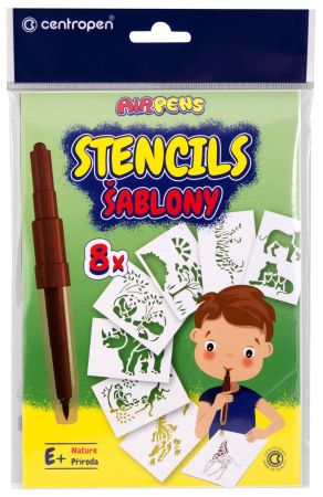 Šablony pro foukací fixy Centropen 9996 - E / zvířátka Šablony pro foukací fixy Centropen 9996 - E / zvířátka