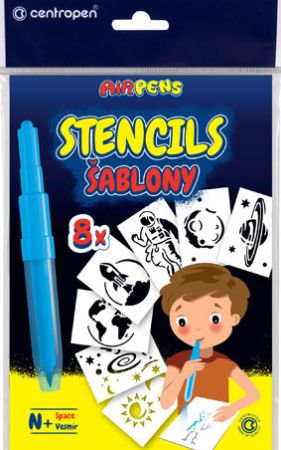 Šablony pro foukací fixy Centropen 9996 - N / vesmír Šablony pro foukací fixy Centropen 9996 - N / vesmír