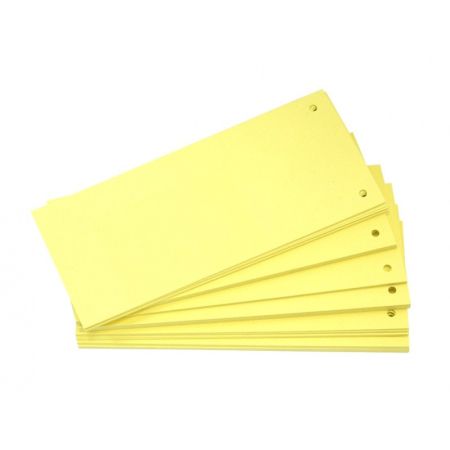 Rozdružovací kartonové jazyky - žlutá / 50 ks Rozdružovací kartonové jazyky - žlutá / 50 ks