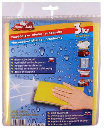 Univerzální utěrky Clanax z mikrovlákna - 35 x 38 cm / 3 ks