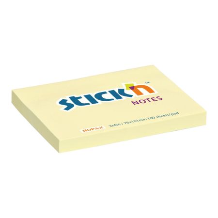 Samolepicí bločky Stick´n by Hopax žluté - 76 x 101 mm / 100 lístků Samolepicí bločky Stick´n by Hopax žluté - 76 x 101 mm / 100 lístků