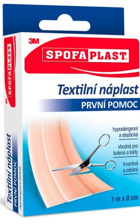 Náplasti 3M SPOFAPLAST - 8 cm x 1 m / hnědá