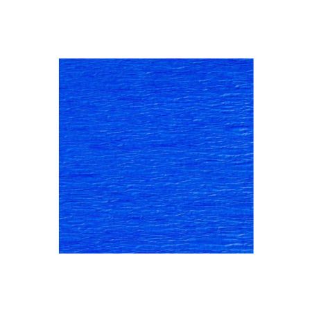 Krepový papír - role / 50 x 200 cm / modrá