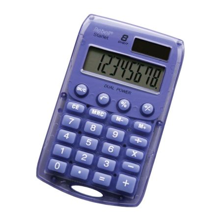 Kalkulačka Rebell Starlet 8 kapesní displej 8 míst / fialová Kalkulačka Rebell Starlet 8 kapesní displej 8 míst / fialová