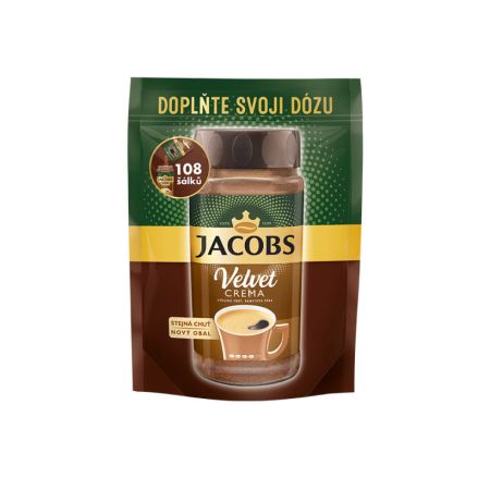 Káva instantní Jacobs Velvet Crema - náhradní náplň 180 g