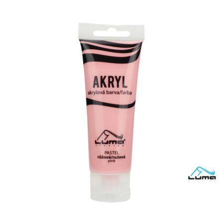 Akrylová barva LUMA - PASTEL / 75 ml / růžová Akrylová barva LUMA - PASTEL / 75 ml / růžová