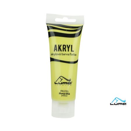 Akrylová barva LUMA - PASTEL / 75 ml / žlutá Akrylová barva LUMA - PASTEL / 75 ml / žlutá