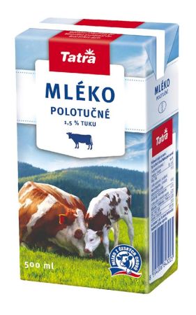 Mléko - polotučné / 0,5 l