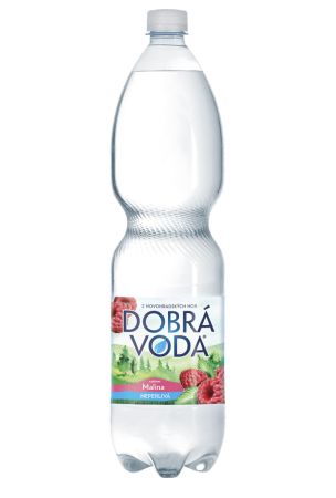 Dobrá voda s příchutí - malina / neperlivá / 1,5 l