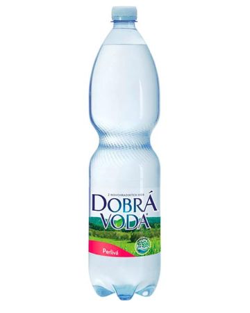 Dobrá voda bez příchutě perlivá 1,5 l