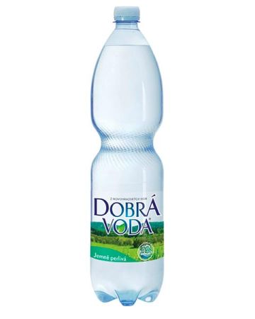 Dobrá voda bez příchutě jemně perlivá 1,5 l