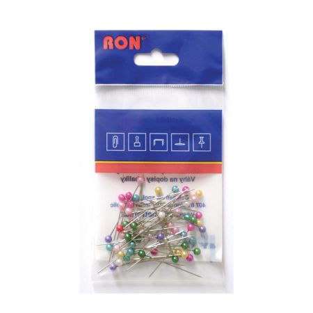 Špendlíky barevné RON - 50 ks Špendlíky barevné RON - 50 ks