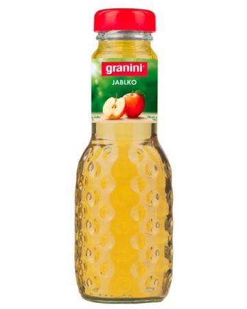 Granini džus jablko 100% 0,2 l sklo