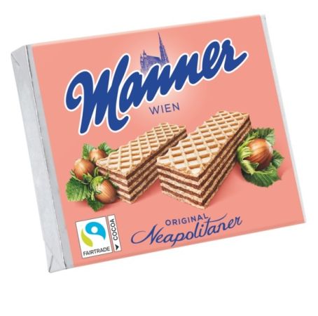 Manner oplatky s náplní - lískooříškové / 75 g